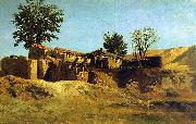 Carlos de Haes Tileworks in the Principe Pio Mountains oil painting on canvas